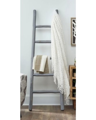 A212-10g 68 X 24 X 3 In. Millie Blanket Ladder - Distressed Gray