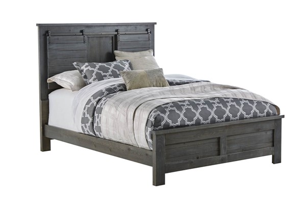 B656-34-35-78 Lucerne Charcoal Queen Panel Bed