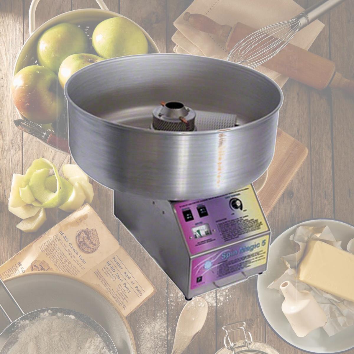 Picture of Paragon - Manufactured Fun 7105200 Spin Magic 5 Cotton Candy Machine with Metal Bowl