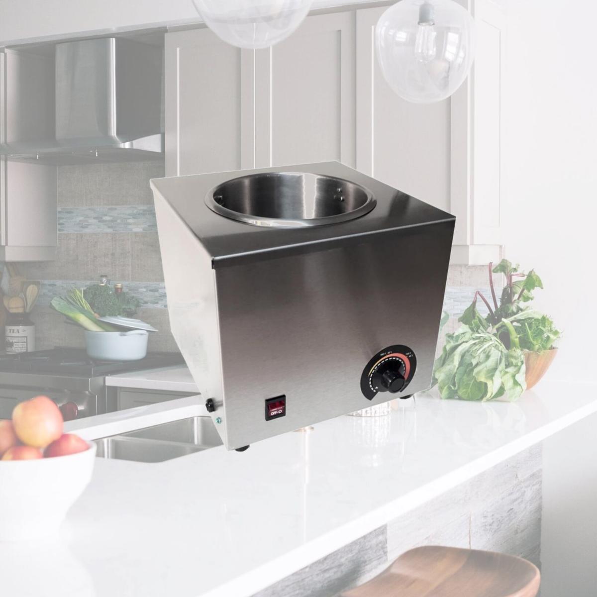 Picture of Paragon 4101100 Sweet Treat Warmer for Heating Caramel, Silver