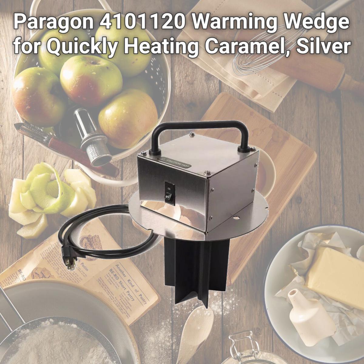 Picture of Paragon 4101120 Warming Wedge for Quickly Heating Caramel, Silver
