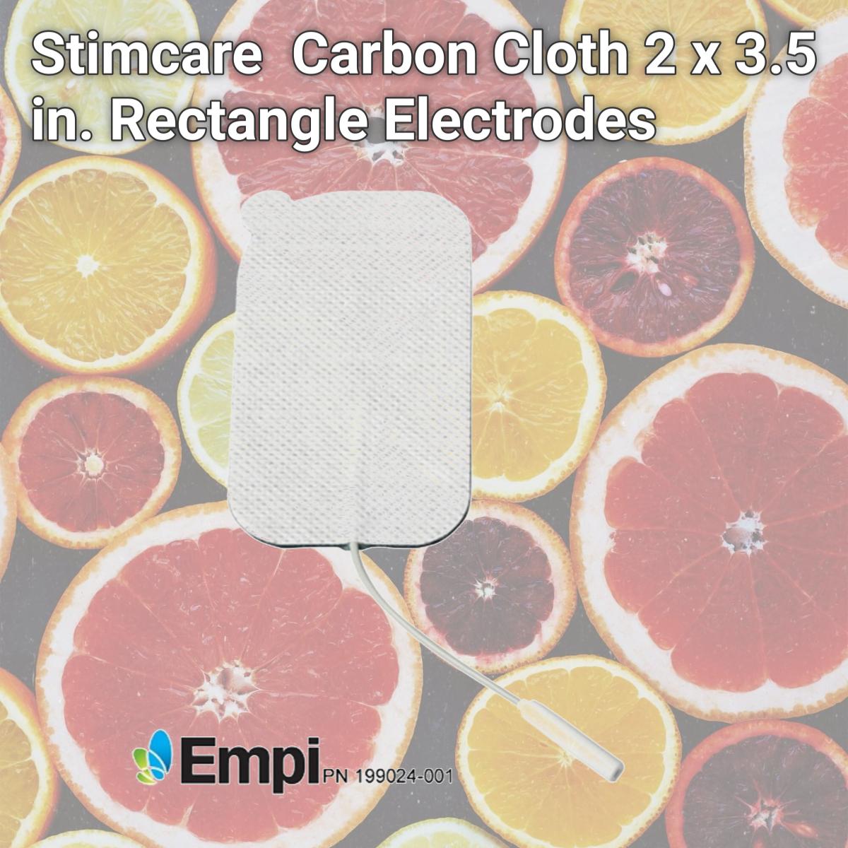 Picture of Stimcare 199024-001 Carbon Cloth 2 x 3.5 in. Rectangle Electrodes