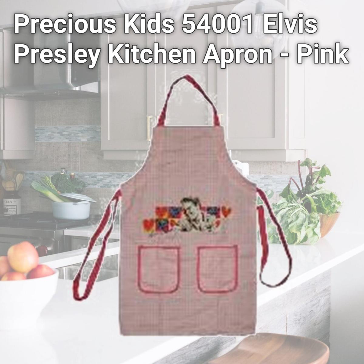 Picture of Precious Kids 54001 Elvis Presley Kitchen Apron - Pink
