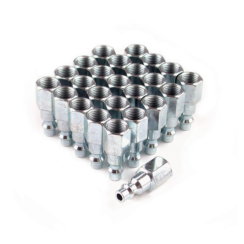 Ip1414fs-b25-p Nipples 0.25 X 0.25 In. Female Npt Industrial Style Air Quick Connect Plugs - Pack Of 25