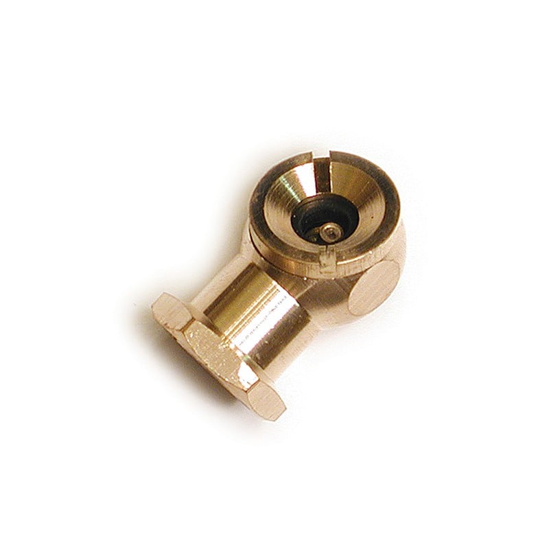 C1002b 0.25 In. Female Ball Foot Chuck, Solid Brass