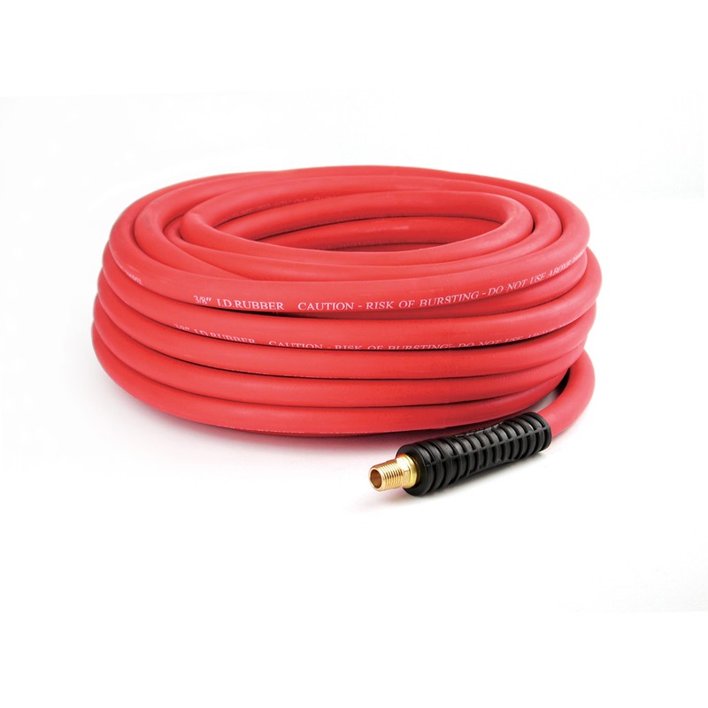 Rub380503 0.37 In. X 50 Ft. Rubber Air Hose, Red