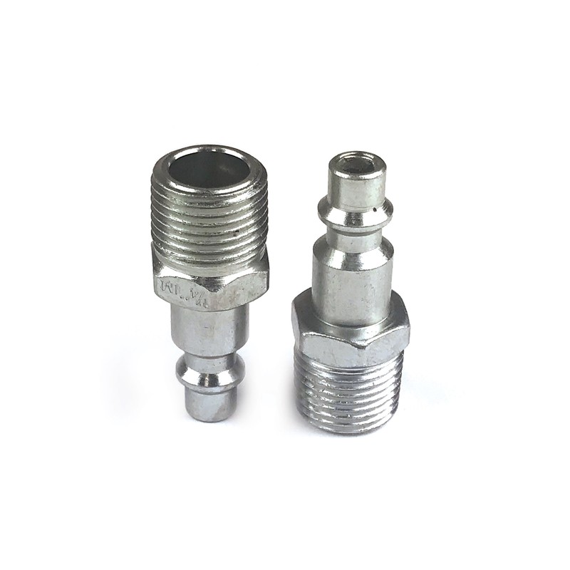 Ip1438ms-2 0.25 In. X 0.37 In. Industrial Steel Plug Set With Male Npt - 2 Piece