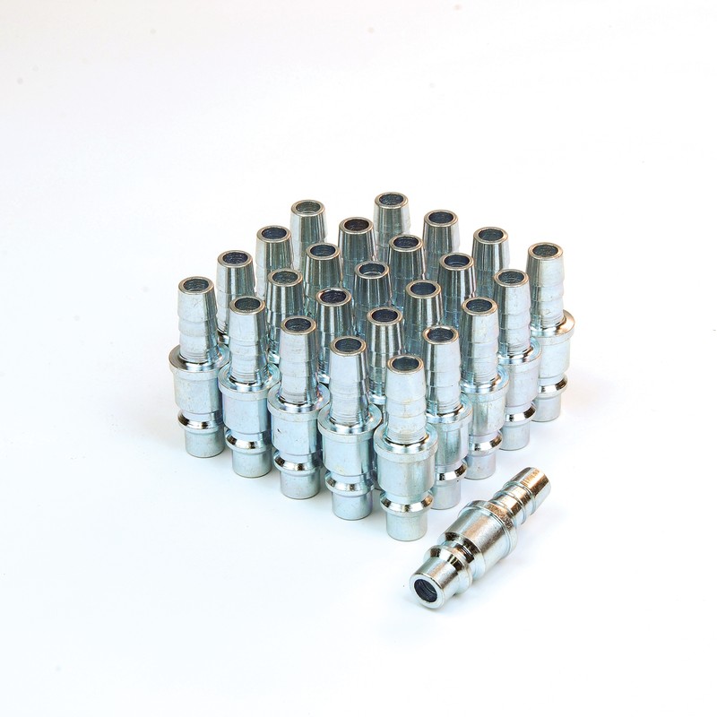 Ip3838bs-b25-p Industrial Plug Steel 0.37 X 0.37 In. Standard Hose Barb - Pack Of 25