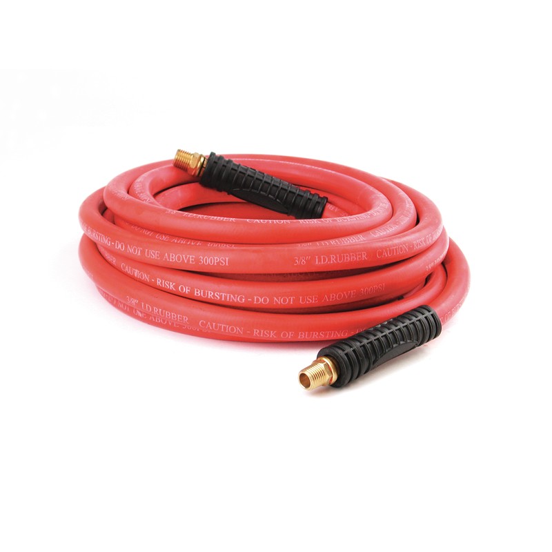 Rub380253 0.37 In. X 25 Ft. Rubber Air Hose, Red