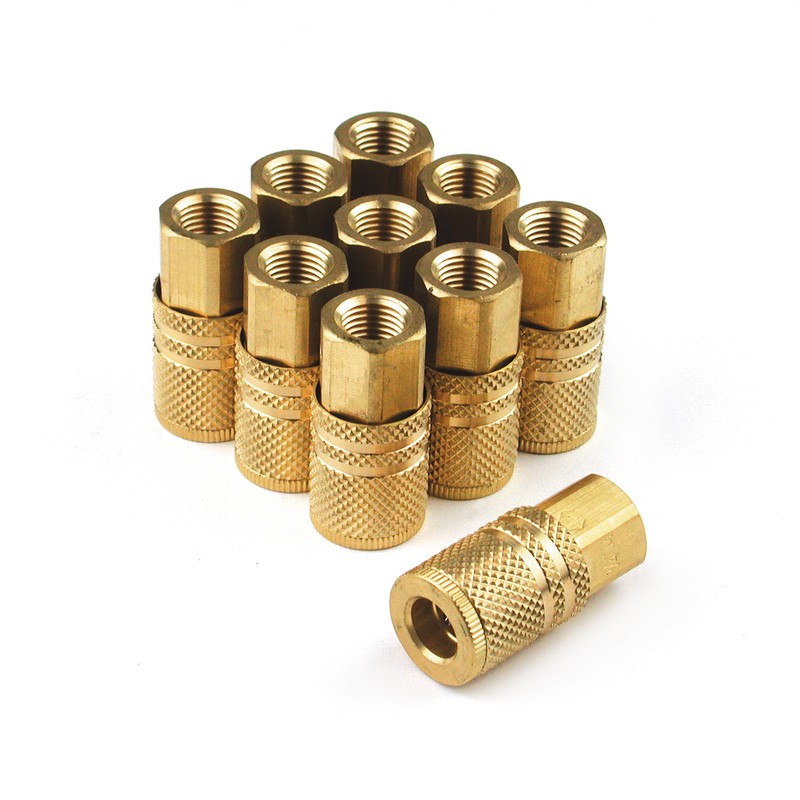 Xic1414fb6-b10b Extreme Performance Series 6-ball Brass Industrial I-m Coupler 0.25 X 0.25 In. Female