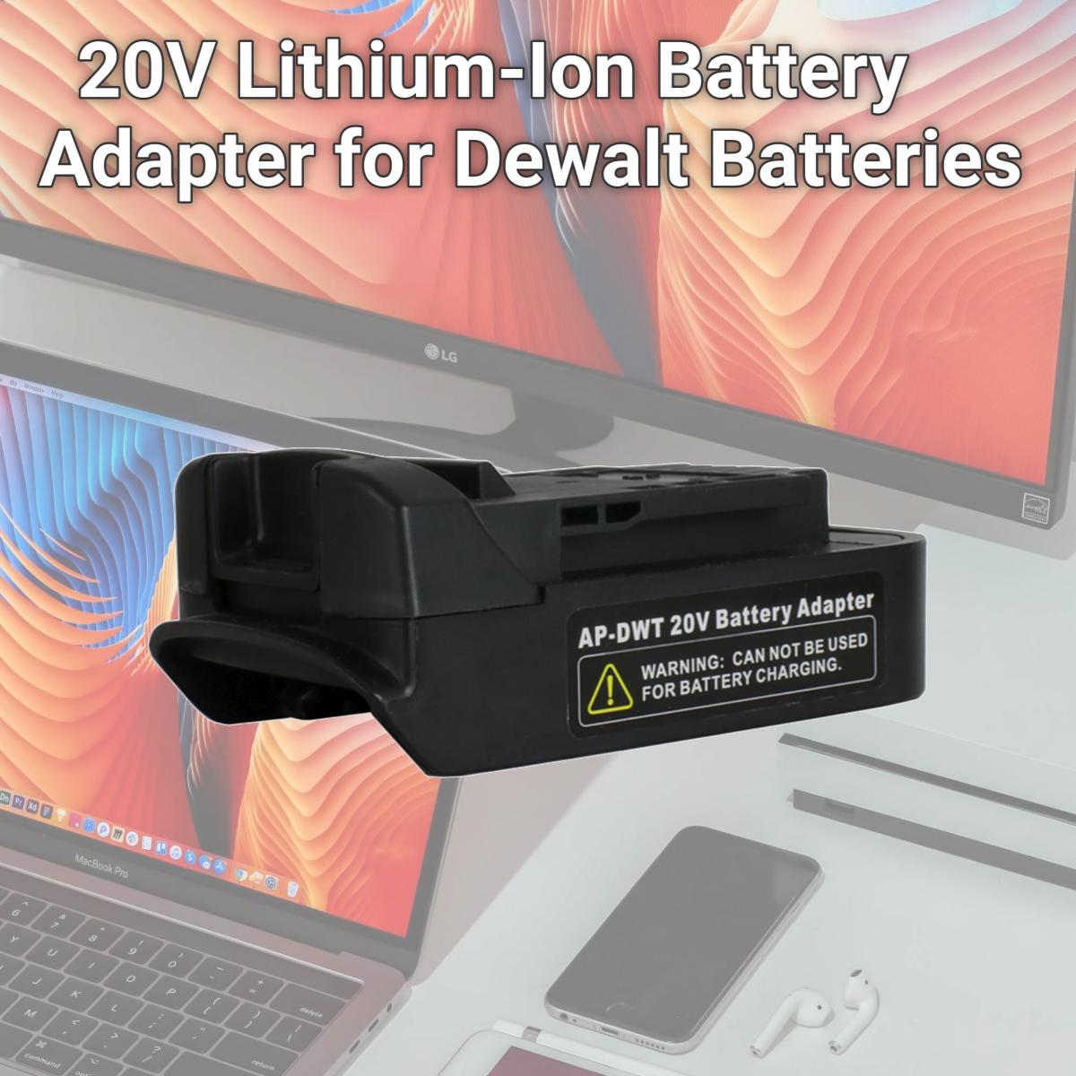 Picture of Freeman PEBADWA 20V Lithium-Ion Battery Adapter for Dewalt Batteries