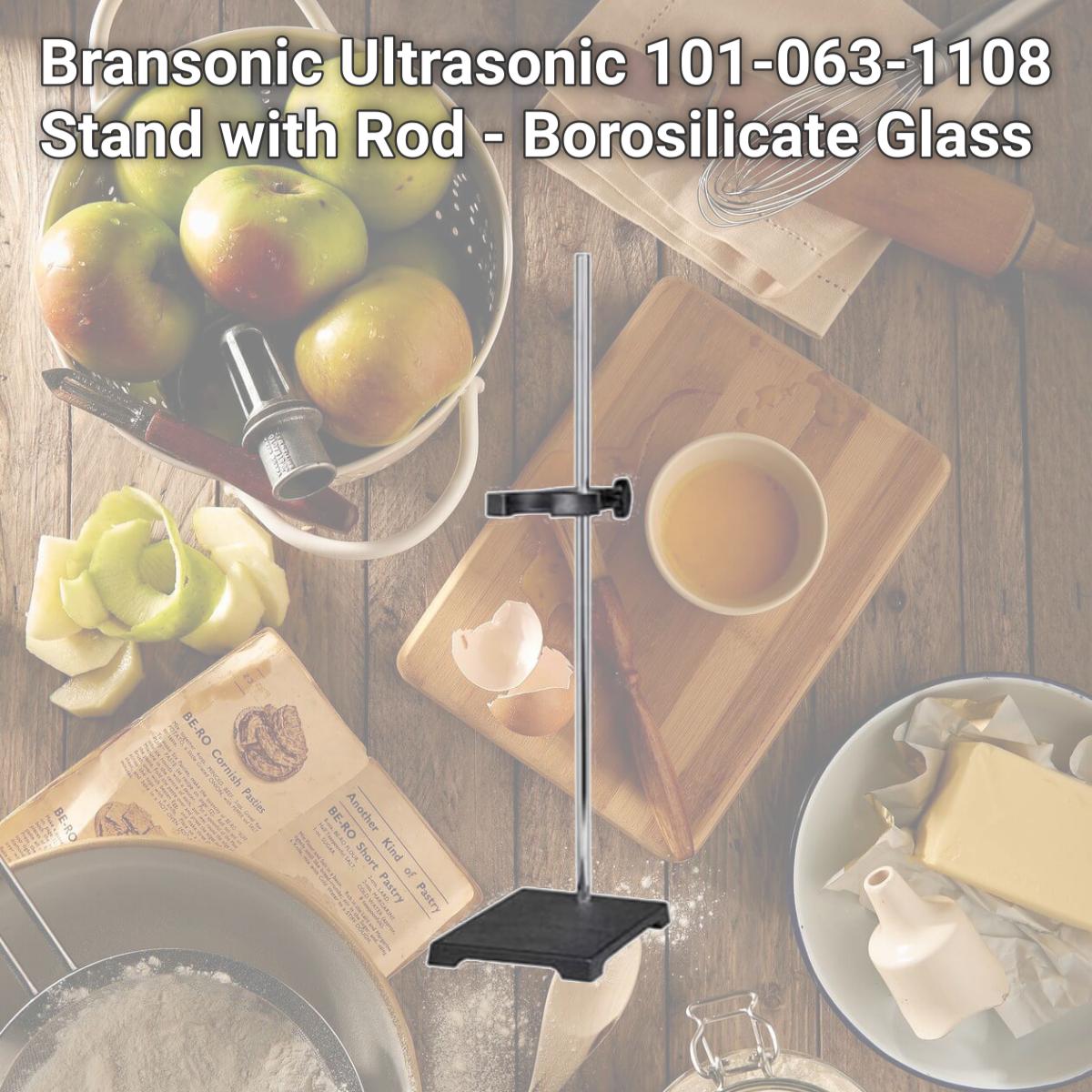 Picture of Bransonic Ultrasonic 101-063-1108 Stand with Rod - Borosilicate Glass