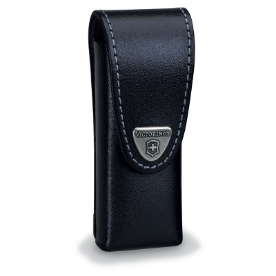 Swiss Army Brands Vic-33246 2019 Victorinox Swisstool Belt Medium Leather Pouch, Black