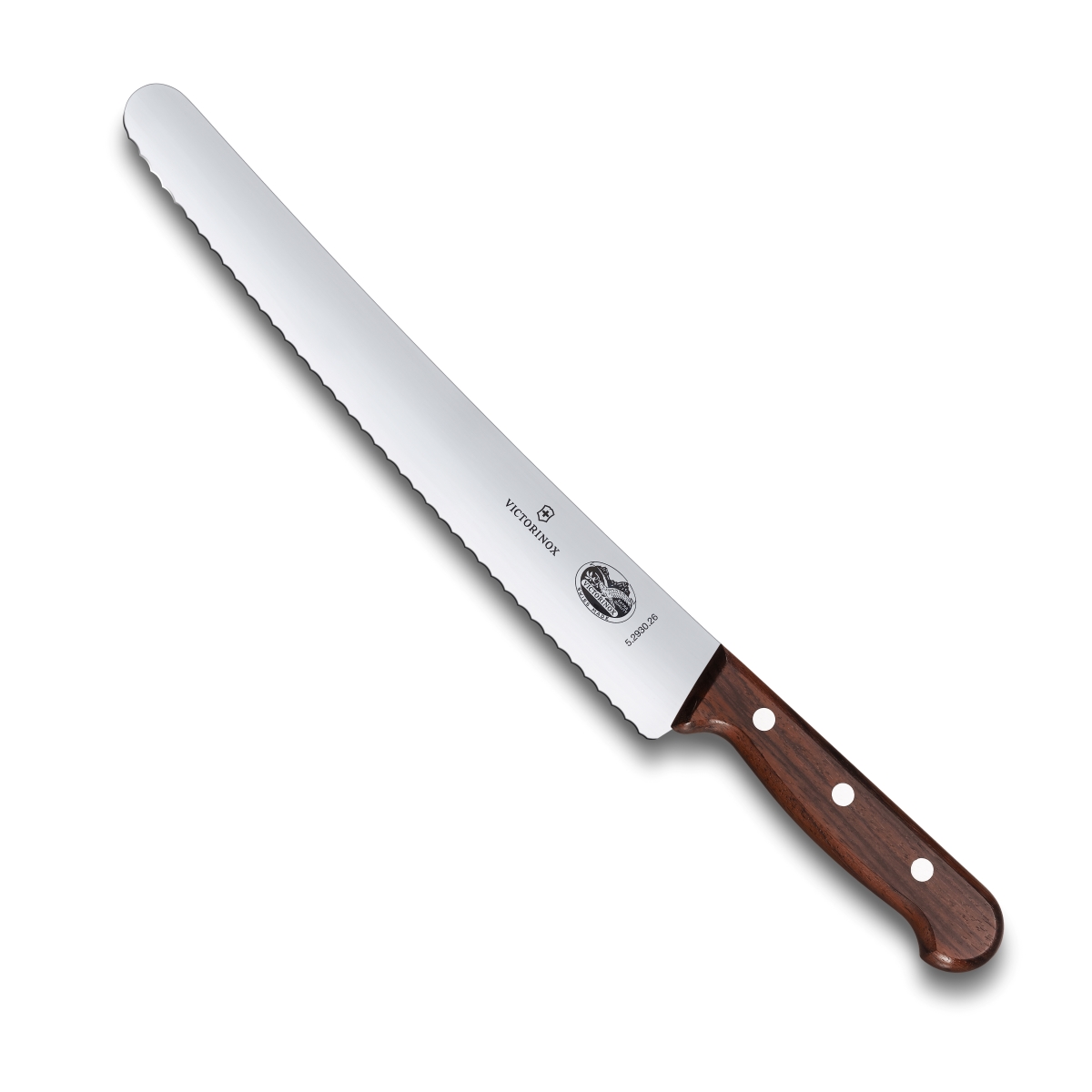 Swiss Army Brands Vic-40040 2019 10 In. Victorinox Kitchen Wood Bread Serrated Curved Blade