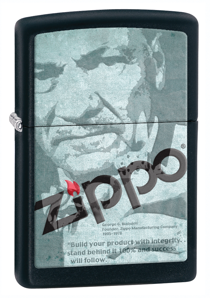 Zip-28300 Founders Face Lighter, Matte Black