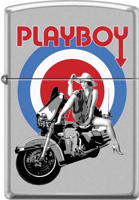 Zip-207ci009550 2019 Playboy Bulls Eye Windproof Lighter