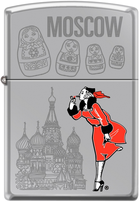Zip-250ci403943 2019 Windy Moscow Lighter - High Polish Chrome