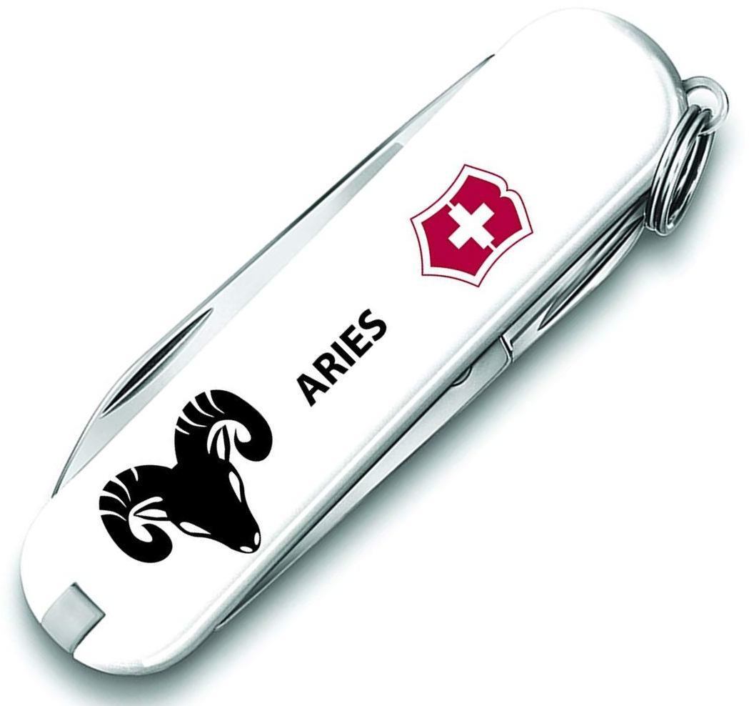 Swiss Army Brands VIC-55085.ARI 2019 Victorinox Classic SD Zodiac Aries Pocket Knife