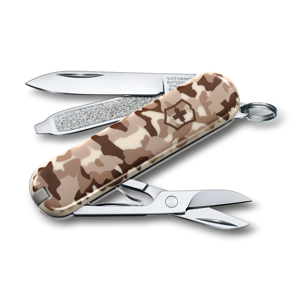 Swiss Army Brands VIC-0.6223.941US2 2019 Victorinox Classic SD Desert Camouflage Pocket Knife - 58 mm