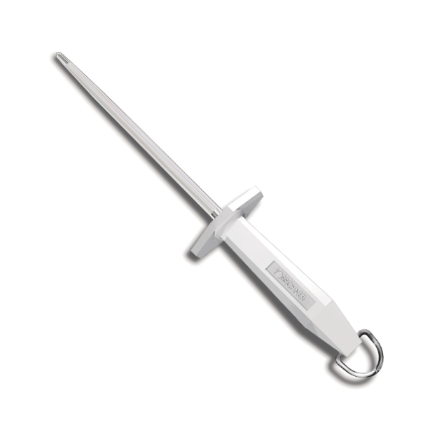 Swiss Army Brands Vic-40589 2019 Victorinox Steels Honing Knife Sharpener - Regular Cut & Plastic With Hangtag, White - 5 In.