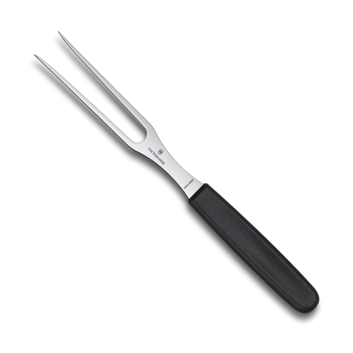 Swiss Army Brands Vic-40737 2019 10 In. Victorinox Carving Fork, Black - 4 In. Tines