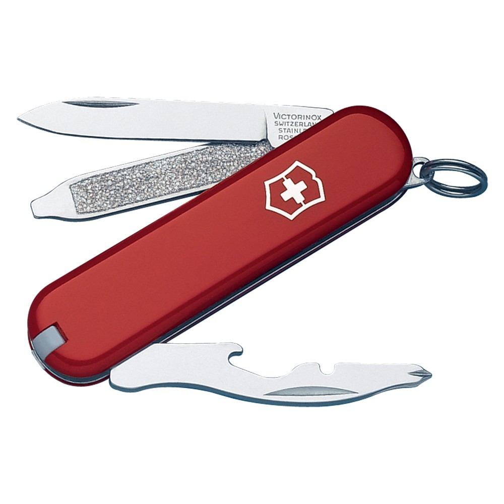 Swiss Army Brands VIC-54021 2019 Victorinox Rally Pocket Knife, Red - 58 mm
