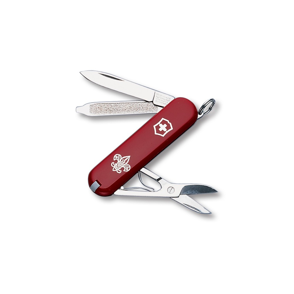 Swiss Army Brands Vic-55431 2019 Victorinox Boy Scout Classic Sd Multi-tool, Red - 58 Mm