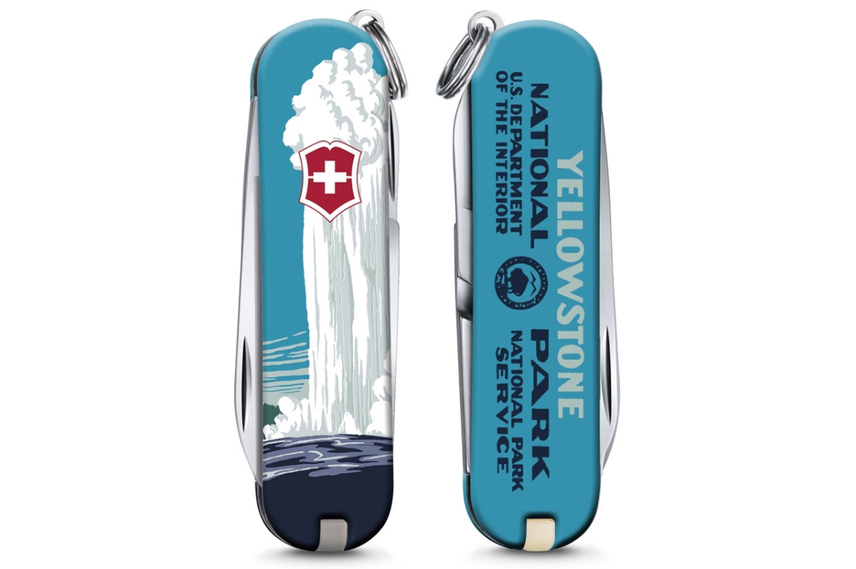 Swiss Army Brands VIC-55485 2019N Victorinox Yellowstone Ranger of the Lost Art National Park Designs Pocket Knife