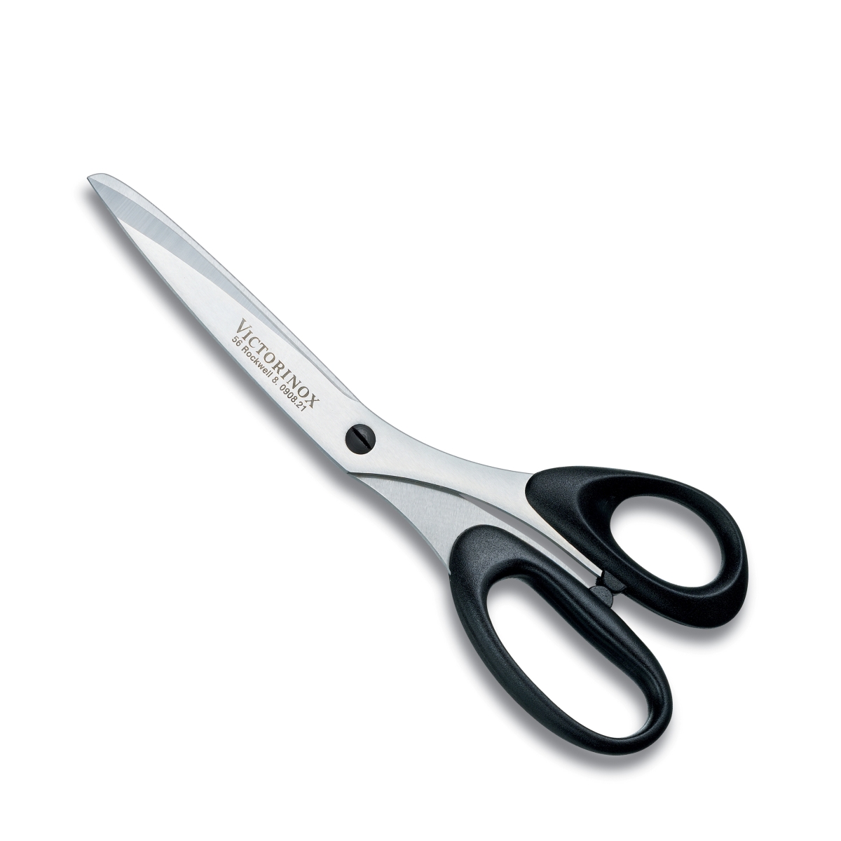 Swiss Army Brands Vic-87779 2019 Victorinox Stainless Steel Bent Kitchen Scissors & Shears, Black - 8 In.