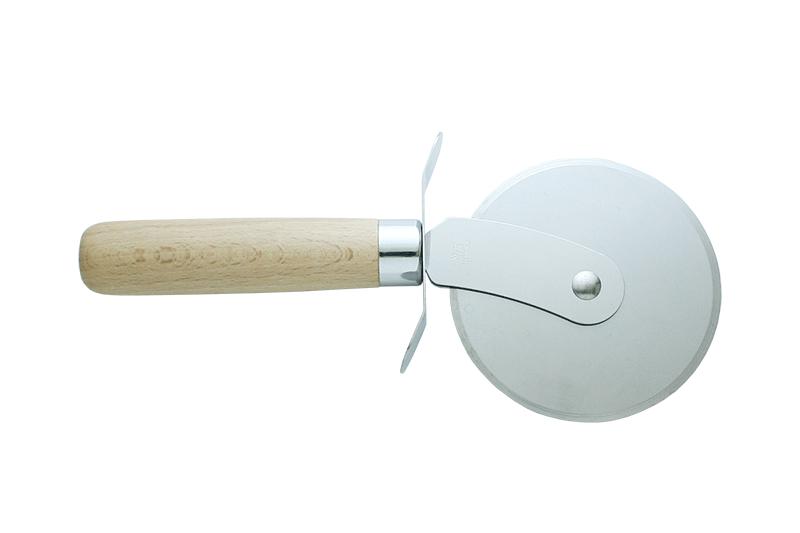 Kan-kc-044 2019 Pizza Cutter With Wooden Handle - 4 In.