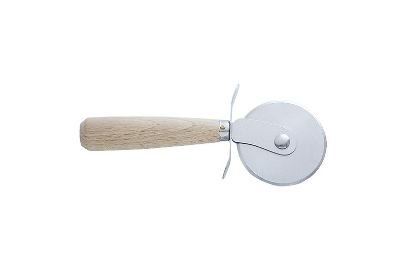 Kan-kc-045 2019 Pizza Cutter With Wooden Handle - 2.5 In.