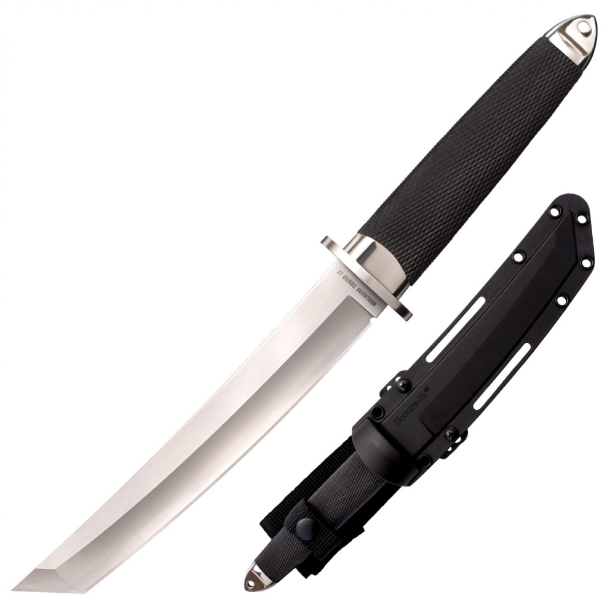 CLD-35AC 2019 Vg-10 San Mai Steel Magnum Tanto II Fixed Knife with Long Kray Ex Handles - 5.62 in.