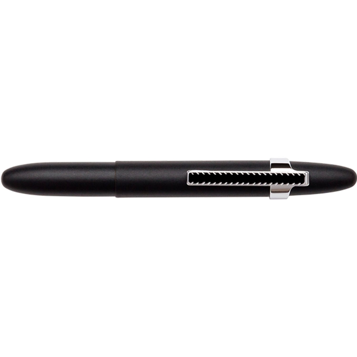 Fis-400bc-cl 2019 Matte Black Bullet Space Pen With Chrome Finger Grip & Clip