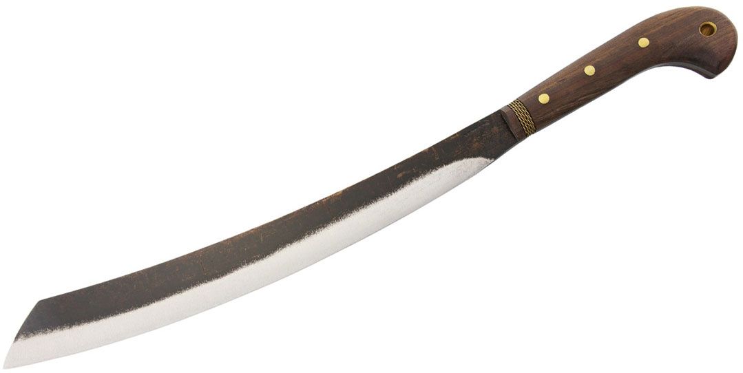 Con-60956 2019 15.97 In. Duku Machete Blade With Hand Crafted Welted Leather Sheath