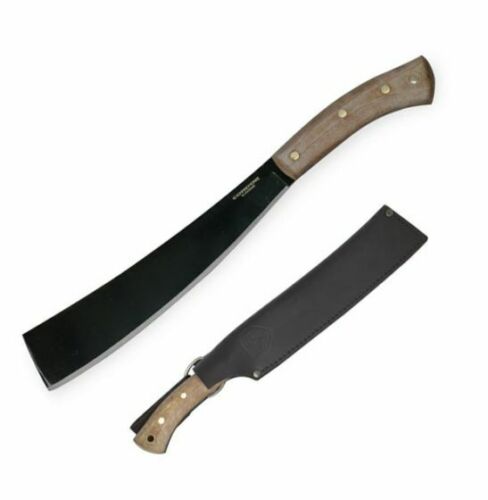 Con-63829 2019 10.38 In. Cambodian Machete Blade With Hand Crafted Welted Leather Sheath