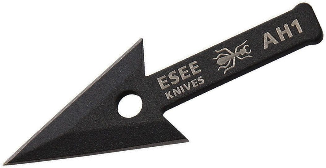 Ese-ah1-arrowhead-cs 2019 Powder Coated Arrowhead Point Clamshell Tool, Black