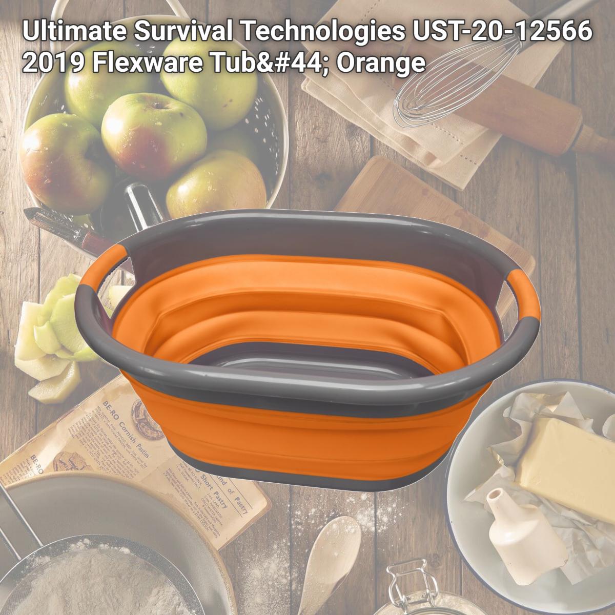 Picture of Ultimate Survival Technologies UST-20-12566 2019 Flexware Tub, Orange