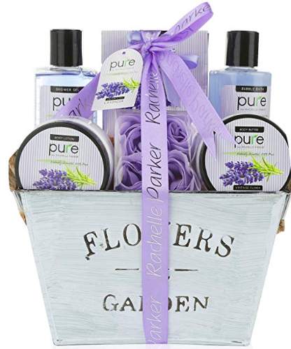 B06xnvjkyf Lavender Essential Oil Aromatherapy Mothers Day Spa Basket