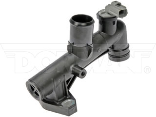 Dorman 902-031 Engine Coolant Water Outlet with Sensor for 2003-2009 Ford, 2006 Lincoln & 2003-2009 Mercury - Black