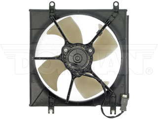 Dorman 620-200 Radiator Fan Assembly Without Controller for 1994-1995 Honda Accord, 1999-2001 Honda Prelude - Black