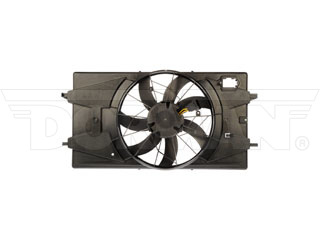 Dorman 620-691 Radiator Fan Assembly with Extra Harness for 2003-2007 Saturn Ion - Black