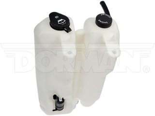 Dorman 603-039 Dual Coolant & Windshield Washer Fluid Reservoir for 1995-2005 Chevrolet Astro - White
