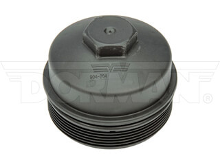 Dorman 904-204 Oil & Fuel Filter Cap & Gasket for 2003-2010 Ford Motor Company, 2011-2012 General Motors & 2008-2013 Navistar - Black