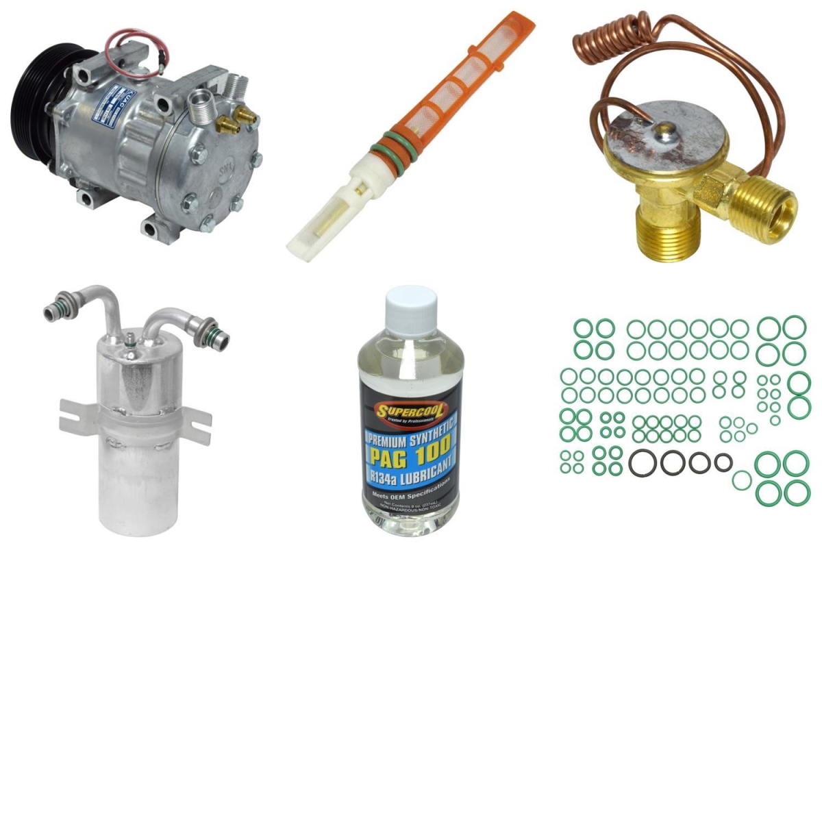KT4299 Compressor & Component Kit for 1988-1991 Ford E150 Econoline Club Wagon