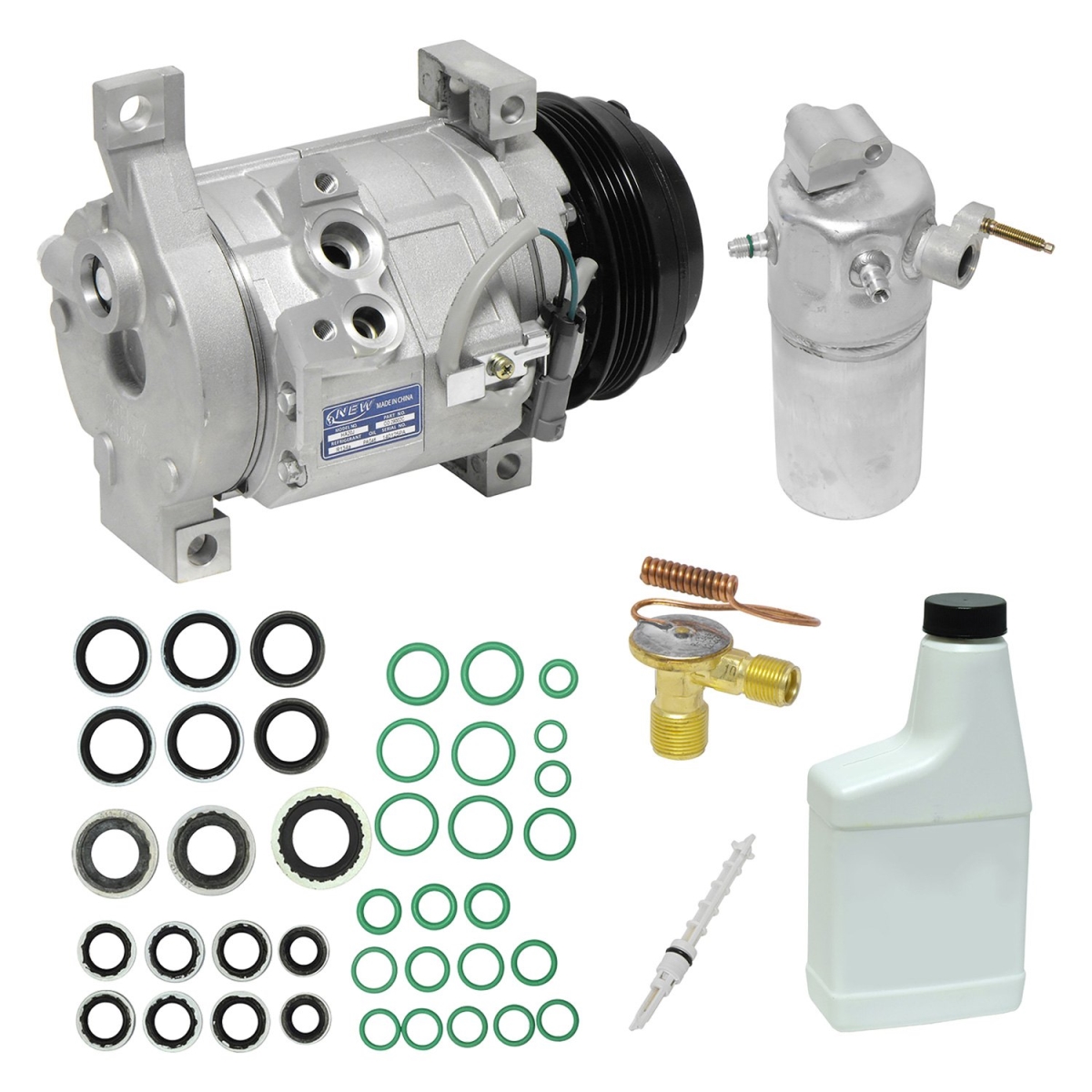 Universal Air Conditioner KT4051 Air Conditioners Compressor & Component Kit for 2003-2005 Chevrolet Express 1500