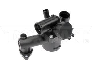 Dorman 902-903 Engine Coolant Thermostat Housing Assembly for 2003-2005 Ford Thunderbird, 2003-2006 Lincoln LS - Black
