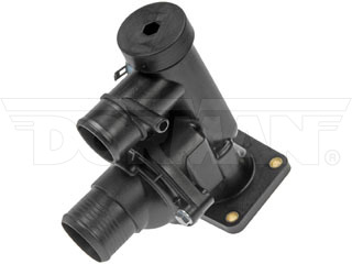 Dorman 902-215 Engine Coolant Thermostat Housing Assembly for 2002 Ford Thunderbird, 2000-2002 Lincoln LS - Black