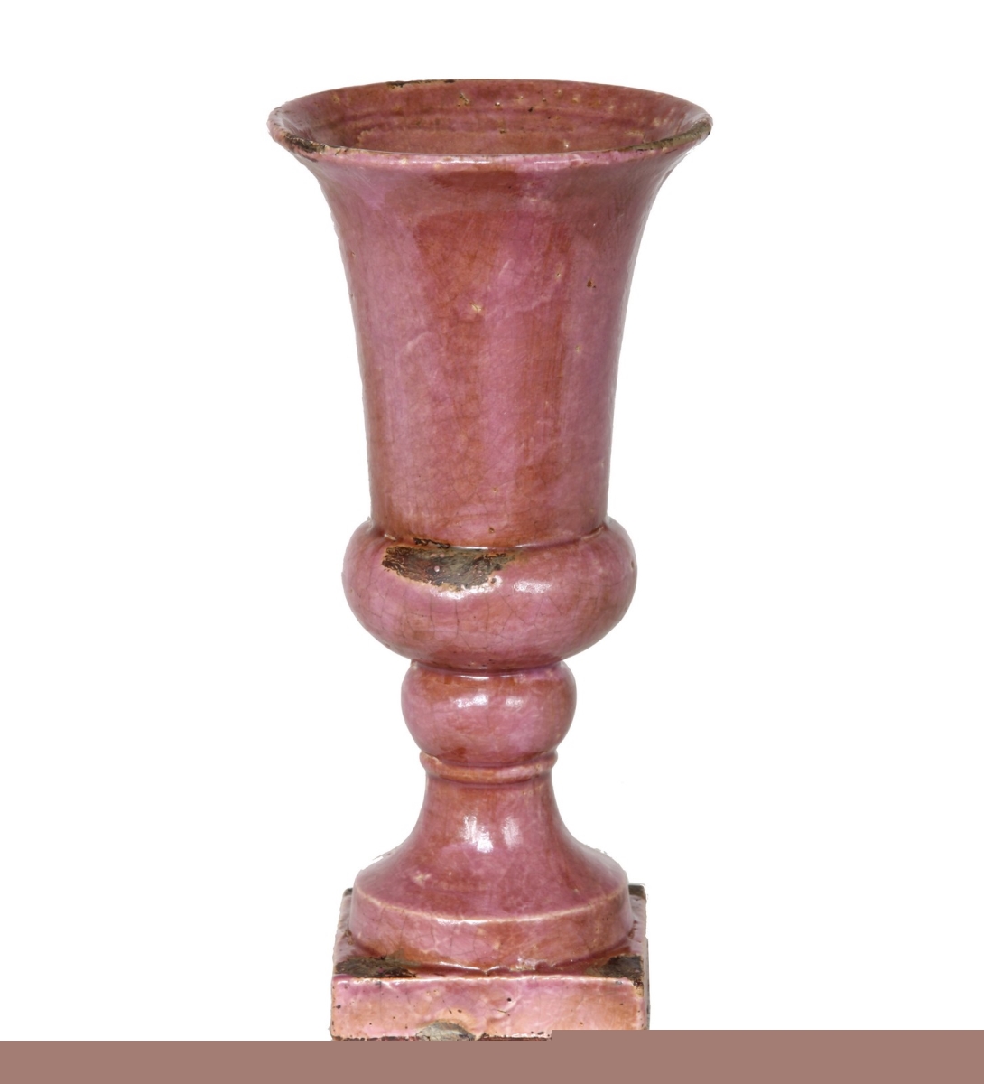 66505 Ceramic Vase - Large, 7 X 7 X 14.5 In.