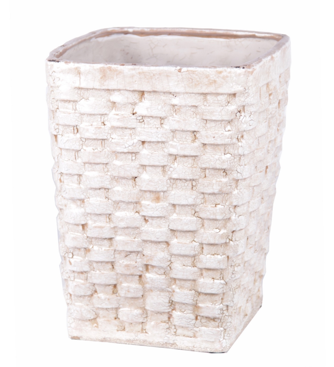 66657 Large Ceramic Weave Basket