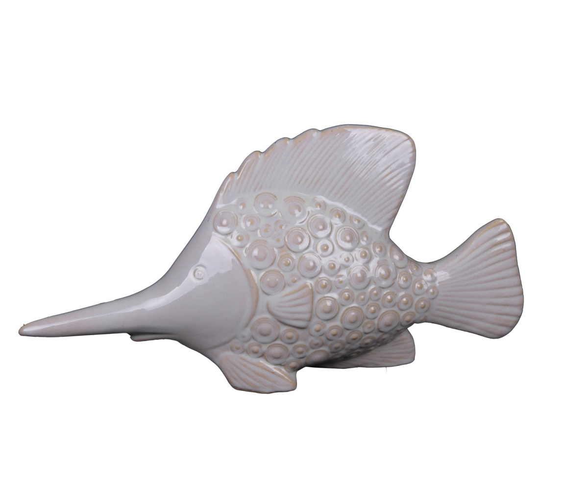 77153 18 X 4.5 X 9 In. Ceramic Sword Fish Statue, Large